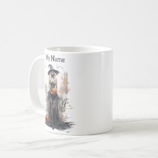 Hocus Pokus Sips: Halloween Witze, maßgeschneidert Kaffeetasse (Vorderseite Links)