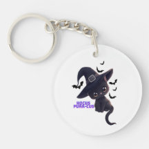 Hocus Purr-cus Niedlich Black Cat Halloween Art