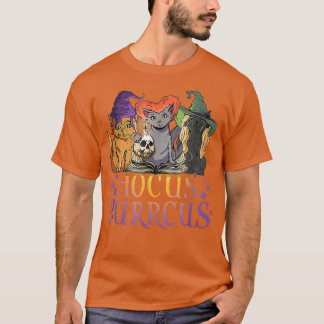 Hocus Purrcus Halloween Hexenkatzen Funny Parody T-Shirt