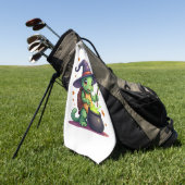 Hocus Shellcus Schildkröte Golfhandtuch (Gras)