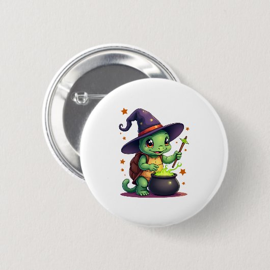 Hocus Shellcus Turtle Button (Vorne & Hinten)