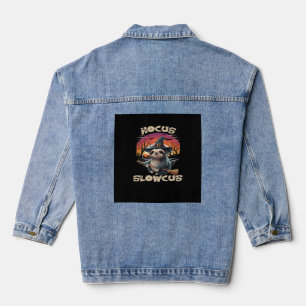 Hocus Slowcus Faul друг Halloween-Kostüm-Tee E Jeansjacke