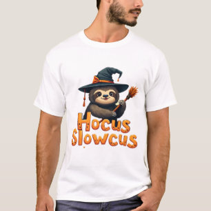 Hocus Slowcus Faultierliebhaber Halloween-Kostüm-T T-Shirt