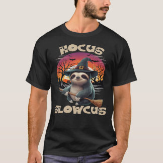 Hocus Slowcus Faultierliebhaber Halloween-Kostüm-T T-Shirt