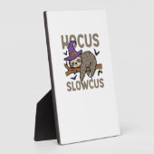 Hocus Slowcus Funny Halloween Sloth Classic T-Shir Fotoplatte (Seite)