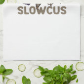 Hocus Slowcus Funny Halloween Sloth Classic T-Shir Geschirrtuch (Gefaltet)