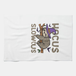 Hocus Slowcus Funny Halloween Sloth Classic T-Shir Geschirrtuch