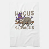 Hocus Slowcus Funny Halloween Sloth Classic T-Shir Geschirrtuch (Vertikal)