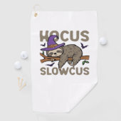 Hocus Slowcus Funny Halloween Sloth Classic T-Shir Golfhandtuch (Insitu)
