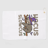 Hocus Slowcus Funny Halloween Sloth Classic T-Shir Golfhandtuch (Horizontal)