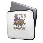 Hocus Slowcus Funny Halloween Sloth Classic T-Shir Laptopschutzhülle (Vorderseite Links)