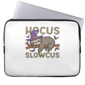 Hocus Slowcus Funny Halloween Sloth Classic T-Shir Laptopschutzhülle (Vorderseite)