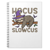 Hocus Slowcus Funny Halloween Sloth Classic T-Shir Notizblock (Vorderseite)