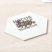 Hocus Slowcus Funny Halloween Sloth Classic T-Shir Untersetzer (angewinkelt)