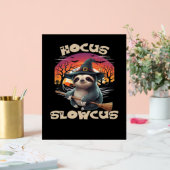 Hocus Slowcus Sloth liebt Halloween-Kostümtee E Acrylschild (Hochzeit)