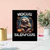 Hocus Slowcus Sloth liebt Halloween-Kostümtee E Acrylschild (Hochzeit)