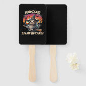 Hocus Slowcus Sloth liebt Halloween-Kostümtee E Fächer (Vorne und Hinten)