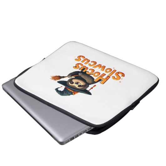 Hocus Slowcus Sloth liebt Halloween-Kostümtee E Laptopschutzhülle (Vorne Knopf)