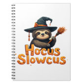 Hocus Slowcus Sloth liebt Halloween-Kostümtee E Notizblock (Vorderseite)