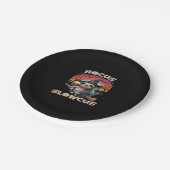 Hocus Slowcus Sloth liebt Halloween-Kostümtee E Pappteller (Schrägansicht)