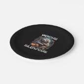 Hocus Slowcus Sloth liebt Halloween-Kostümtee E Pappteller (Schrägansicht)