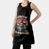 Hocus Slowcus Sloth liebt Halloween-Kostümtee E Schürze (InSitu)