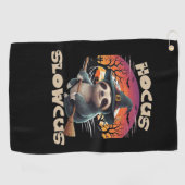 Hocus Slowcus Sloth lovers Halloween costume tee E Golfhandtuch (Horizontal)