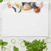 Hocus Slowcus Witch Sloth Geschirrtuch (Gefaltet)