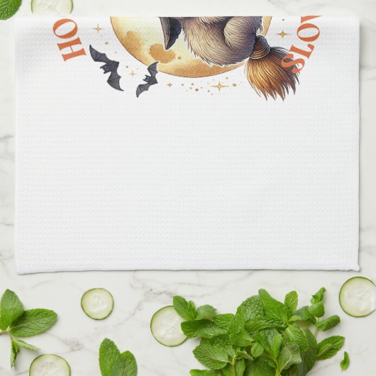 Hocus Slowcus Witch Sloth Geschirrtuch (Gefaltet)