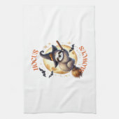 Hocus Slowcus Witch Sloth Geschirrtuch (Vertikal)
