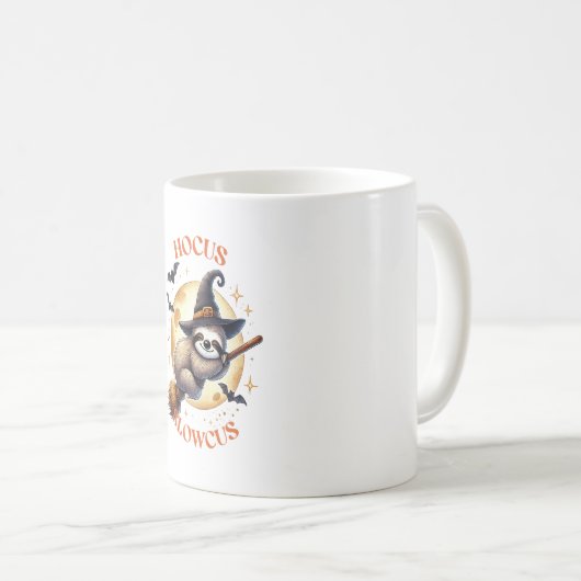 Hocus Slowcus Witch Sloth Kaffeetasse (VorderseiteRechts)