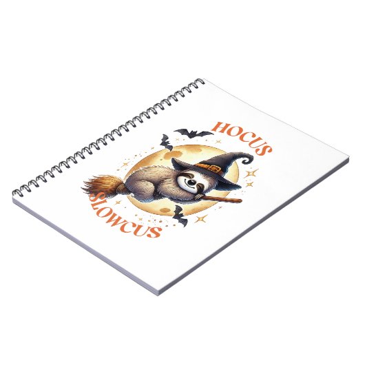 Hocus Slowcus Witch Sloth Notizblock (Linke Seite)