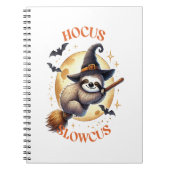Hocus Slowcus Witch Sloth Notizblock (Vorderseite)