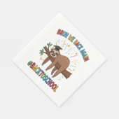 Hocus Slowcus Witch Sloth Serviette (Ecke)