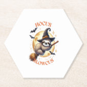 Hocus Slowcus Witch Sloth Untersetzer (Vorderseite)
