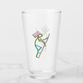 Hod Carrier Stickman Glas (Rückseite)