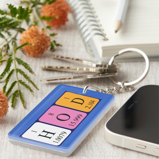 HoD Periodenschlüsselring Schlüsselanhänger (Vorderseite rechts)