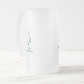 Hodag Stien Mattglas Bierglas (Vorderseite Links)