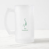 Hodag Stien Mattglas Bierglas (Links)