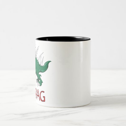 Hodag Zweifarbige Tasse (Mittel)