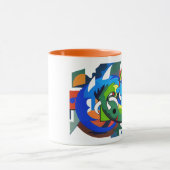 Hodags 8, Fun picasso inspiriert Hodag Moderne Kun Tasse (Zentrum)