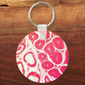 Hoden Zellen unter dem Mikroskop Schlüsselanhänger (Vorderseite)