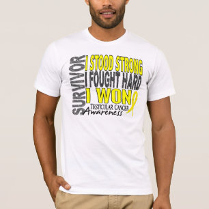 Hodenkrebs des Überlebend-4 T-Shirt