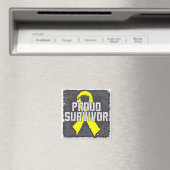 Hodenkrebs Proud Survivor Magnet (In Situ (Geschirrspüler))