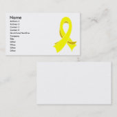 Hodenkrebs-stilvolle Band-Visitenkarte Visitenkarte (Vorne/Hinten)