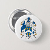 Hodge Familienwappen Button (Vorne & Hinten)