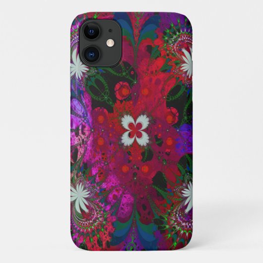 Hodge Podge Floral Abstrakt Case-Mate iPhone Hülle (Rückseite)