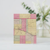 Hodgeman und Ford Landkreis, Bellefont, Kansas Postkarte (Stehend Vorderseite)