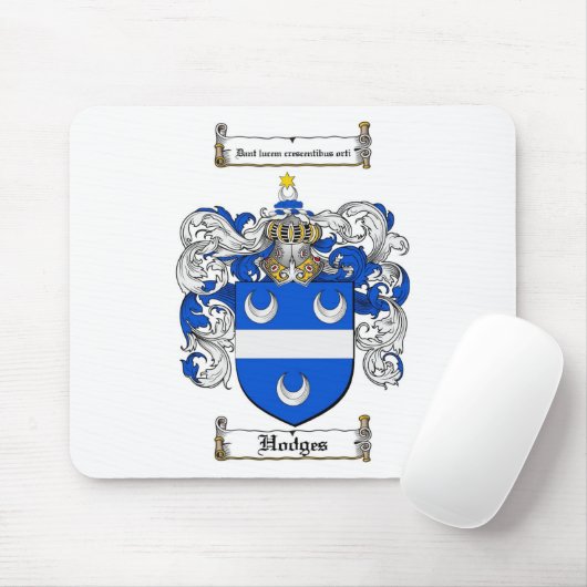 HODGES FAMILIENWAPPEN - HODGES WAPPEN MOUSEPAD (Mit Mouse)