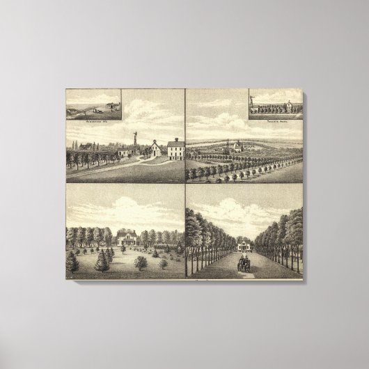 Hodges Zuhause, Nebraska Leinwanddruck (Vorderseite)